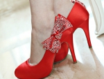 Red shoe