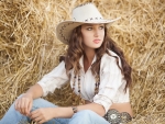 A cowgirl
