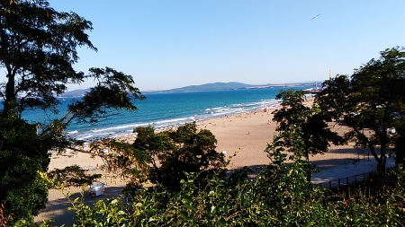 Black sea - black, burgas, beach, sea, blue