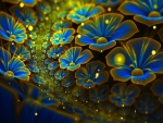 Blue abstract