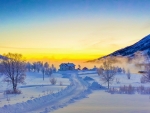 Winter on Lofoten Islands, Norway