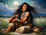 Beautiful Native Woman